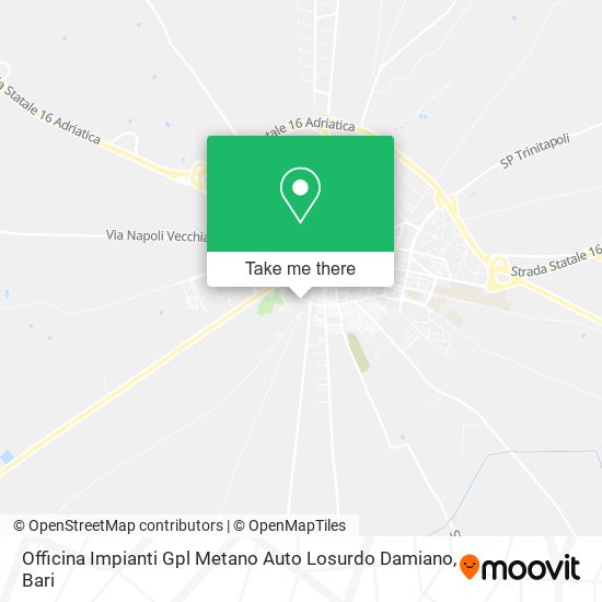 Officina Impianti Gpl Metano Auto Losurdo Damiano map
