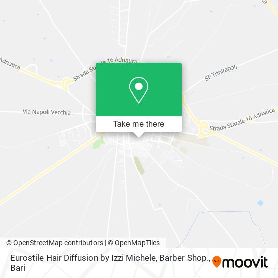 Eurostile Hair Diffusion by Izzi Michele, Barber Shop. map