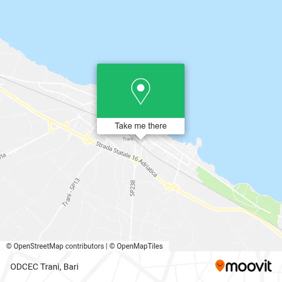 ODCEC Trani map