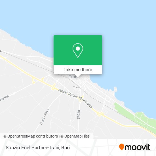 Spazio Enel Partner-Trani map