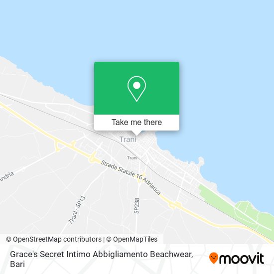 Grace's Secret Intimo Abbigliamento Beachwear map