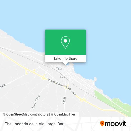 The Locanda della Via Larga map