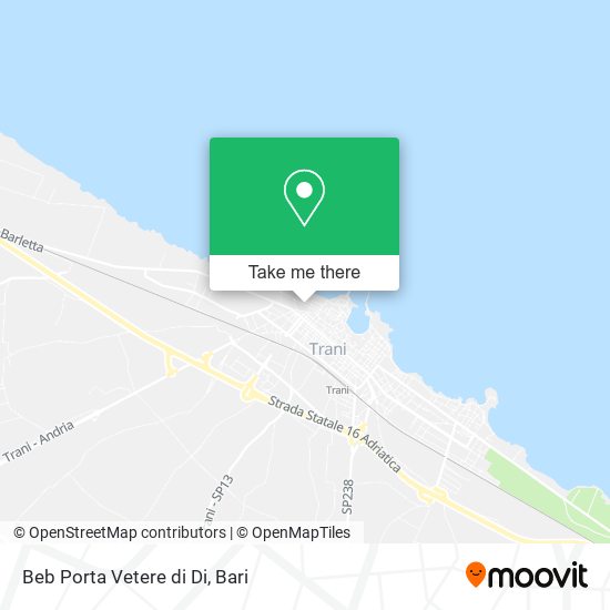 Beb Porta Vetere di Di map