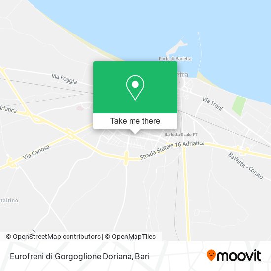 Eurofreni di Gorgoglione Doriana map