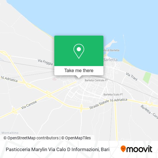 Pasticceria Marylin Via Calo D Informazioni map
