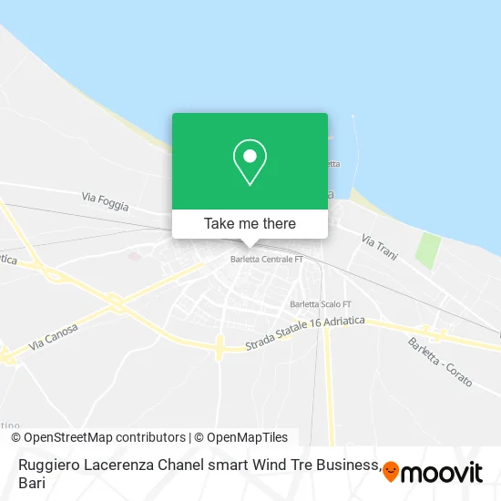 Ruggiero Lacerenza Chanel Smart Wind Tre Business map