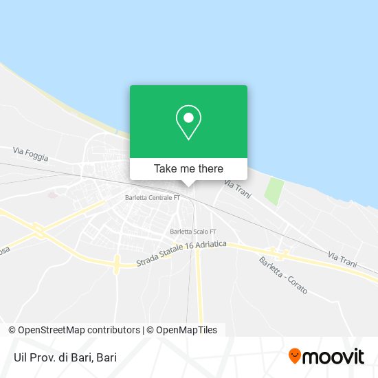 Uil Prov. di Bari map
