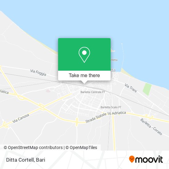 Ditta Cortell map