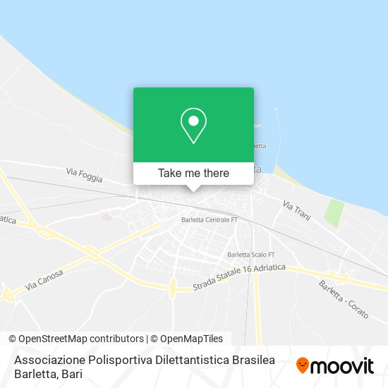 Associazione Polisportiva Dilettantistica Brasilea Barletta map