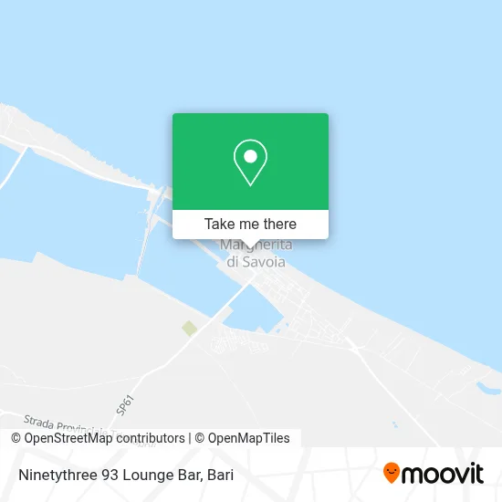 Ninetythree 93 Lounge Bar map