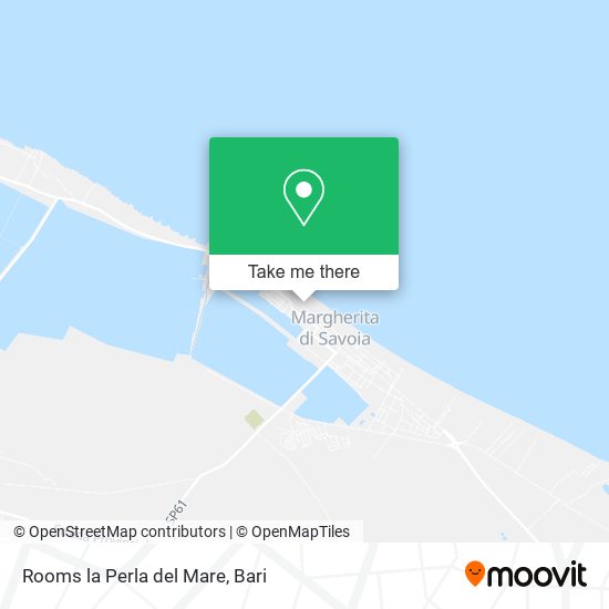 Rooms la Perla del Mare map