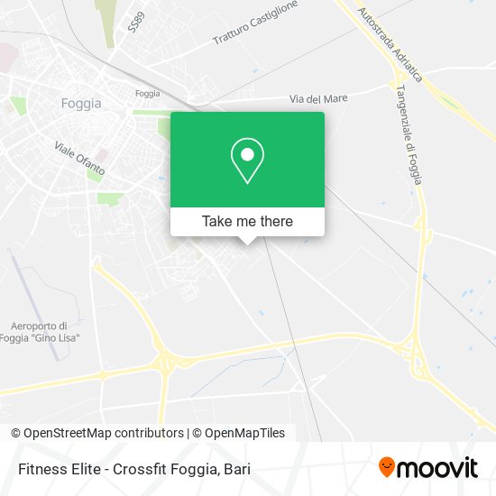 Fitness Elite - Crossfit Foggia map