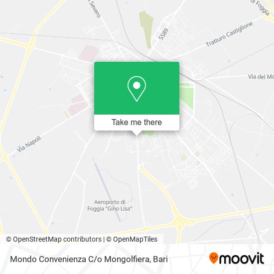 Mondo Convenienza C / o Mongolfiera map