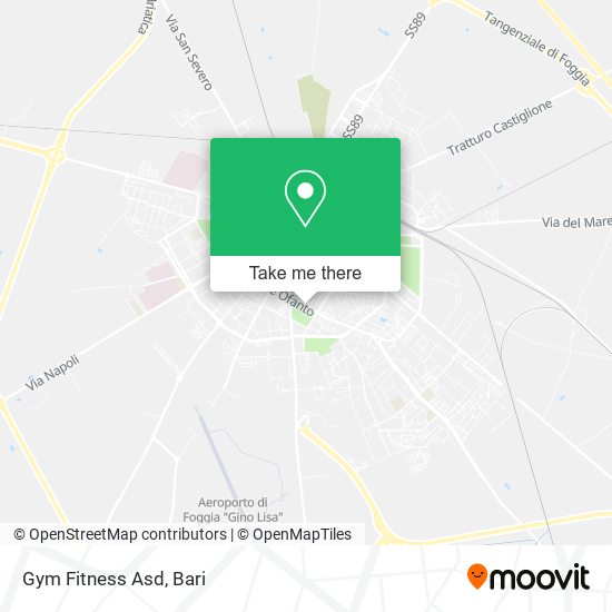 Gym Fitness Asd map
