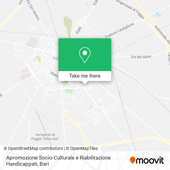 Apromozione Socio-Culturale e Riabilitazione Handicappati map