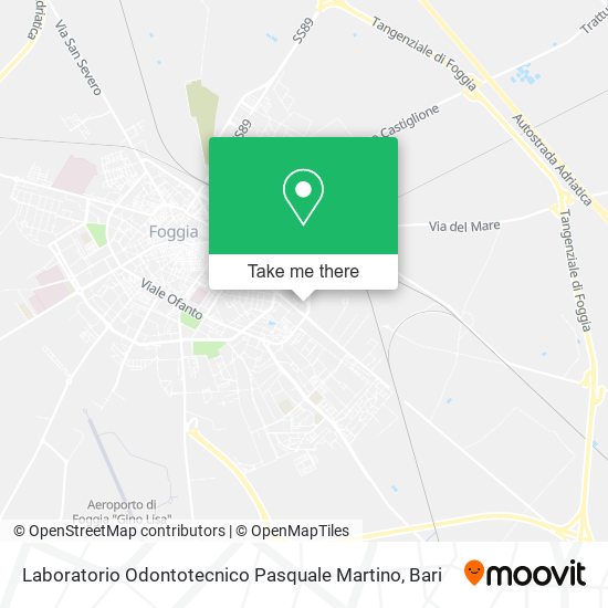 Laboratorio Odontotecnico Pasquale Martino map