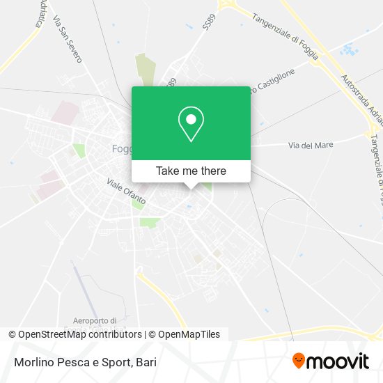 Morlino Pesca e Sport map