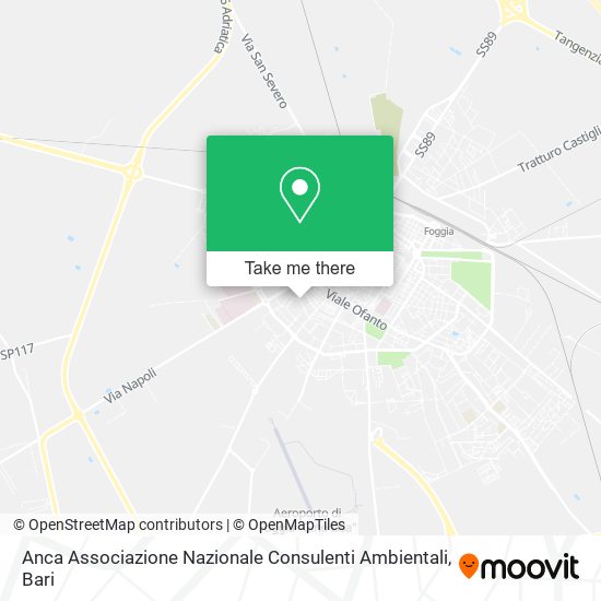 Anca Associazione Nazionale Consulenti Ambientali map