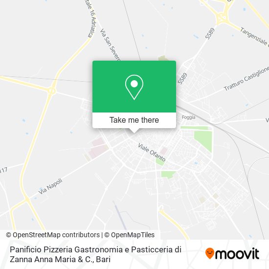 Panificio Pizzeria Gastronomia e Pasticceria di Zanna Anna Maria & C. map