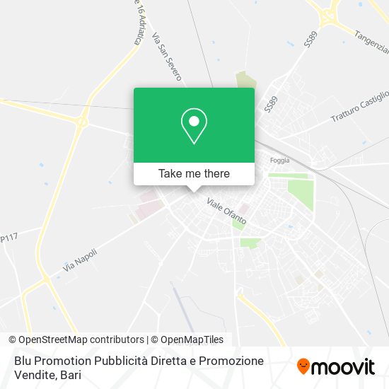 Blu Promotion Pubblicità Diretta e Promozione Vendite map