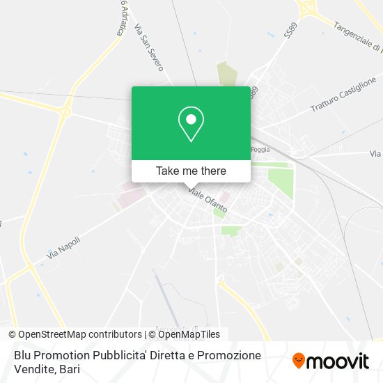 Blu Promotion Pubblicita' Diretta e Promozione Vendite map