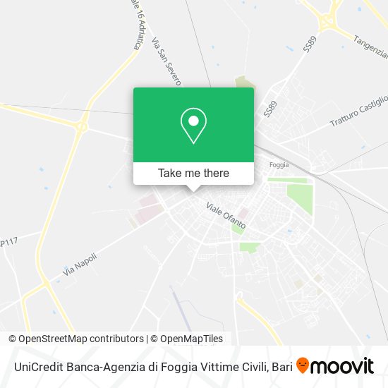 UniCredit Banca-Agenzia di Foggia Vittime Civili map