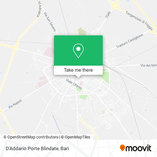 D'Addario Porte Blindate map