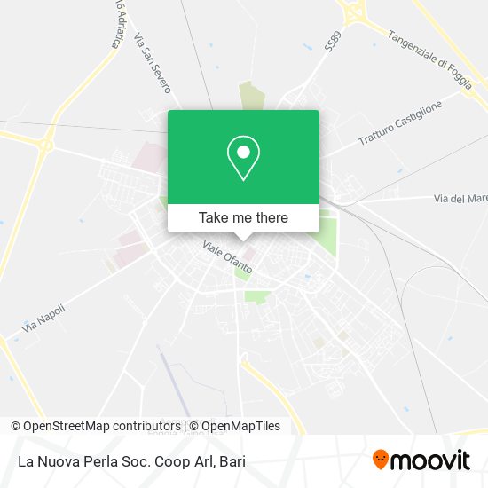 La Nuova Perla Soc. Coop Arl map