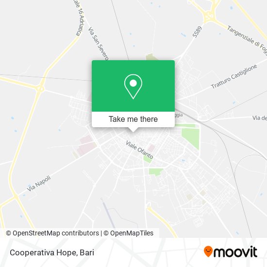 Cooperativa Hope map