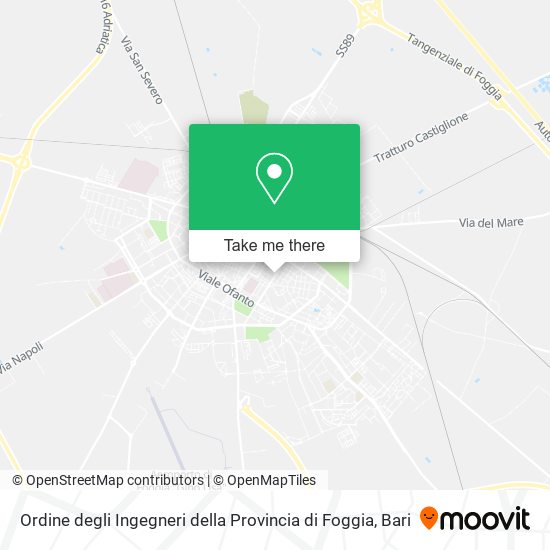 Ordine degli Ingegneri della Provincia di Foggia map