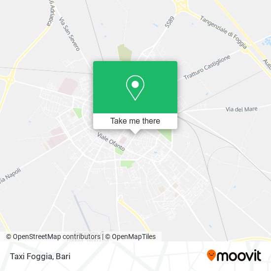 Taxi Foggia map