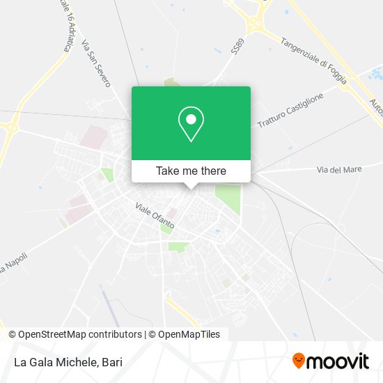 La Gala Michele map