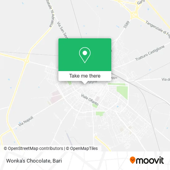 Wonka's Chocolate map