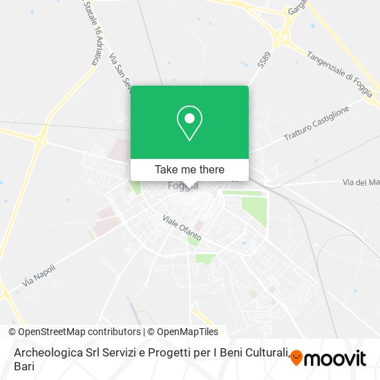 Archeologica Srl Servizi e Progetti per I Beni Culturali map