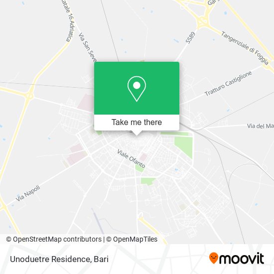 Unoduetre Residence map