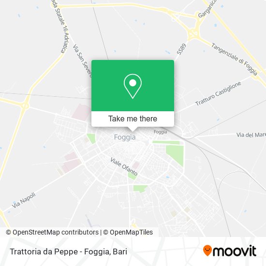 Trattoria da Peppe - Foggia map