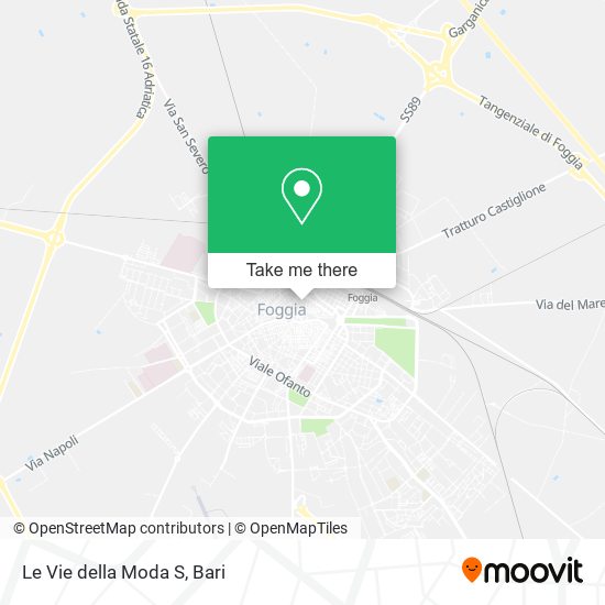 Le Vie della Moda S map