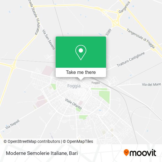 Moderne Semolerie Italiane map