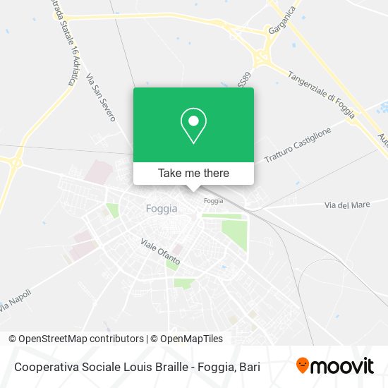 Cooperativa Sociale Louis Braille - Foggia map