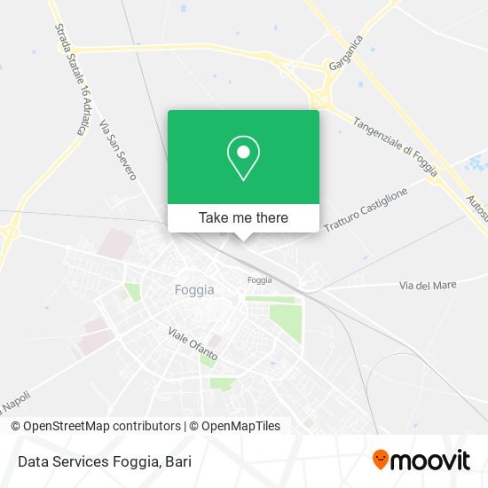 Data Services Foggia map