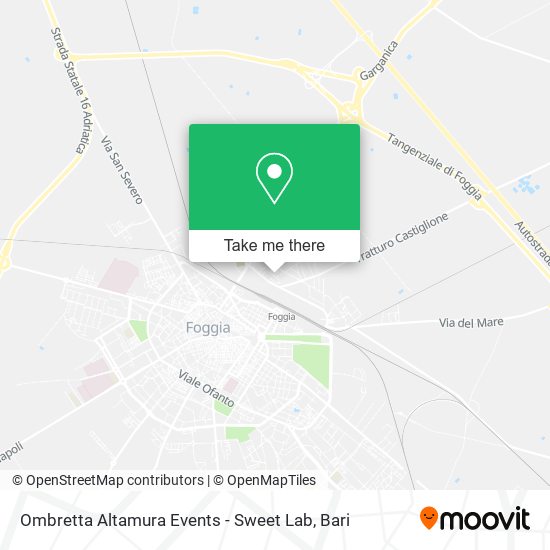 Ombretta Altamura Events - Sweet Lab map