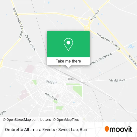 Ombretta Altamura Events - Sweet Lab map
