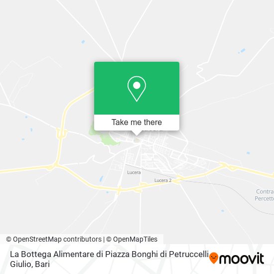 La Bottega Alimentare di Piazza Bonghi di Petruccelli Giulio map