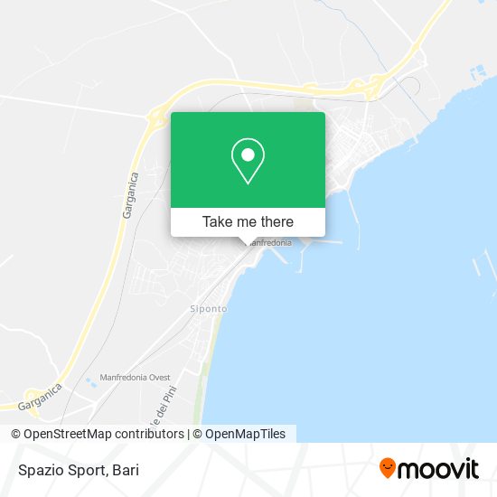 Spazio Sport map