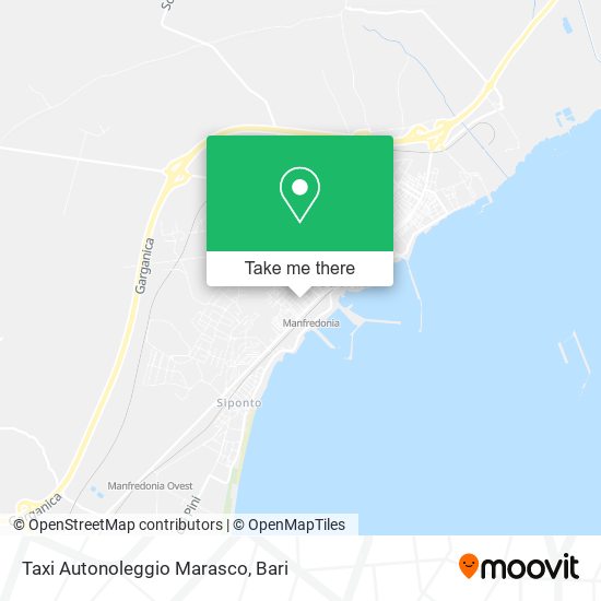 Taxi Autonoleggio Marasco map