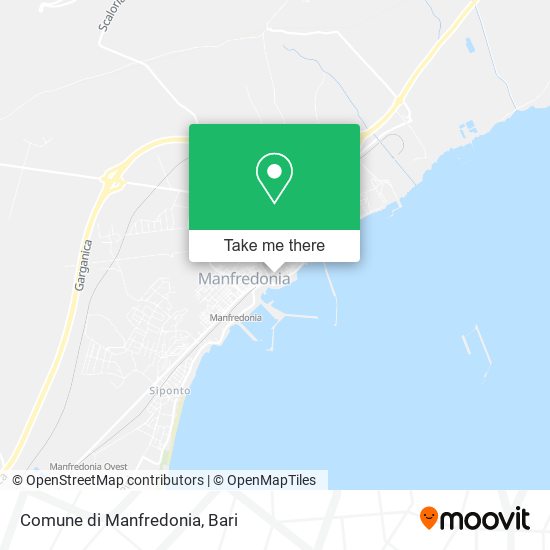Comune di Manfredonia map