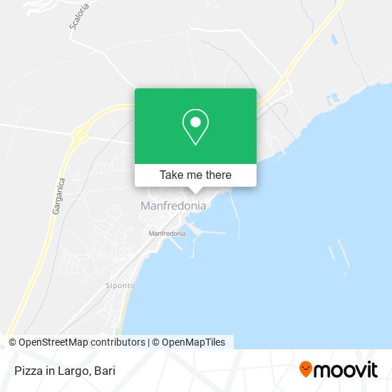 Pizza in Largo map