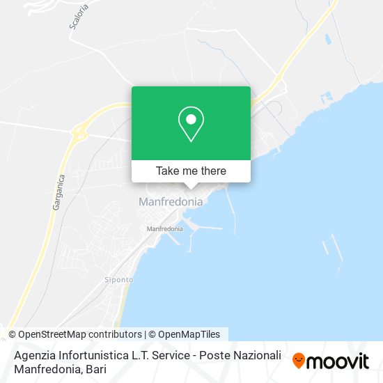 Agenzia Infortunistica L.T. Service - Poste Nazionali Manfredonia map