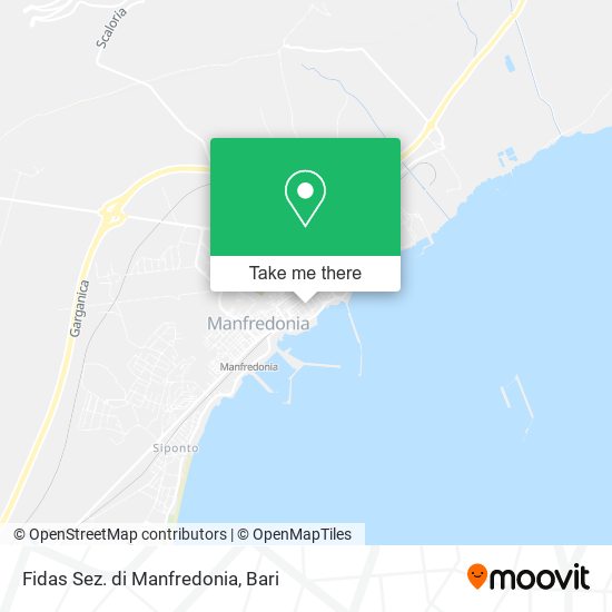 Fidas Sez. di Manfredonia map