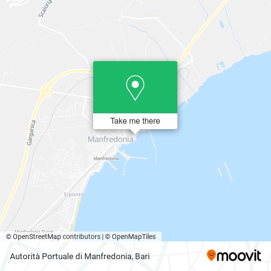 Autorità Portuale di Manfredonia map